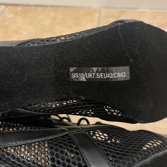 NEW Dance and Sway Leatherette Customized Heel Boot for Heels Dance/Ballroom - Picture 6 of 9